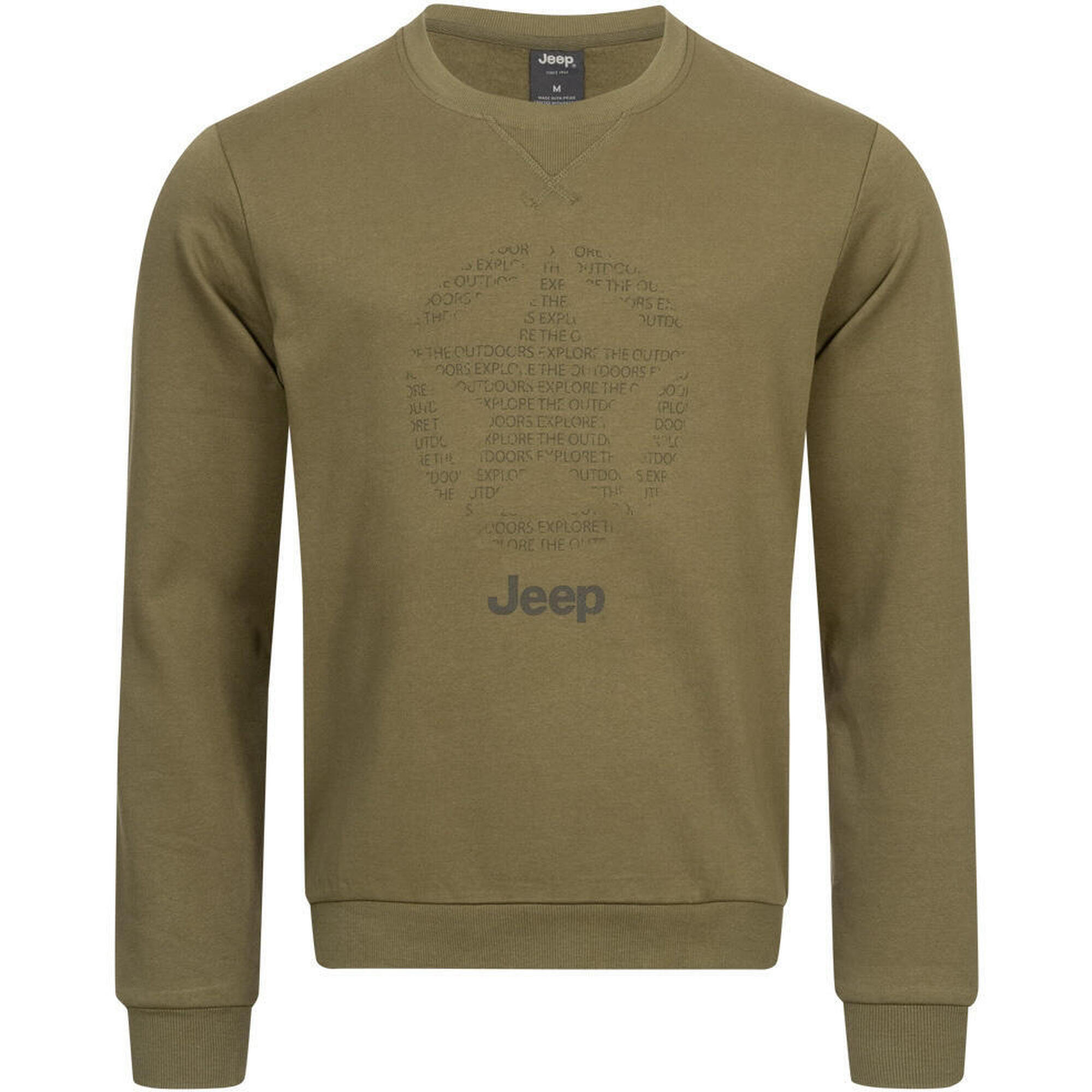 Jeep Męska Okrągła Bluza z Gwiazdą - Komfort i Styl