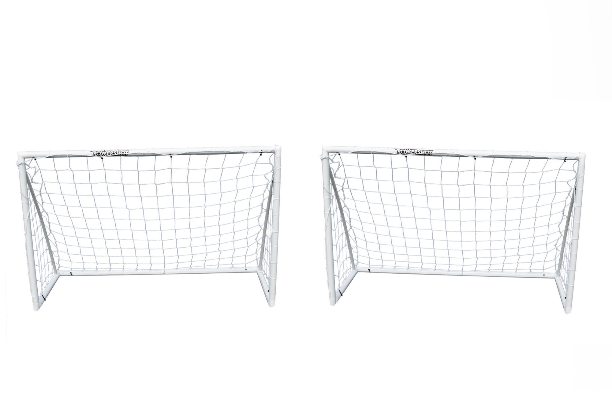 Para bramek do piłki nożnej - 1,8 x 1,2 m - PVC - Biały