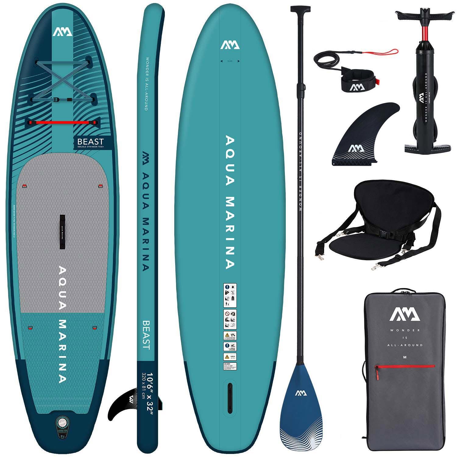Deska SUP Aqua Marina BEAST 10'6 + SIEDZISKO