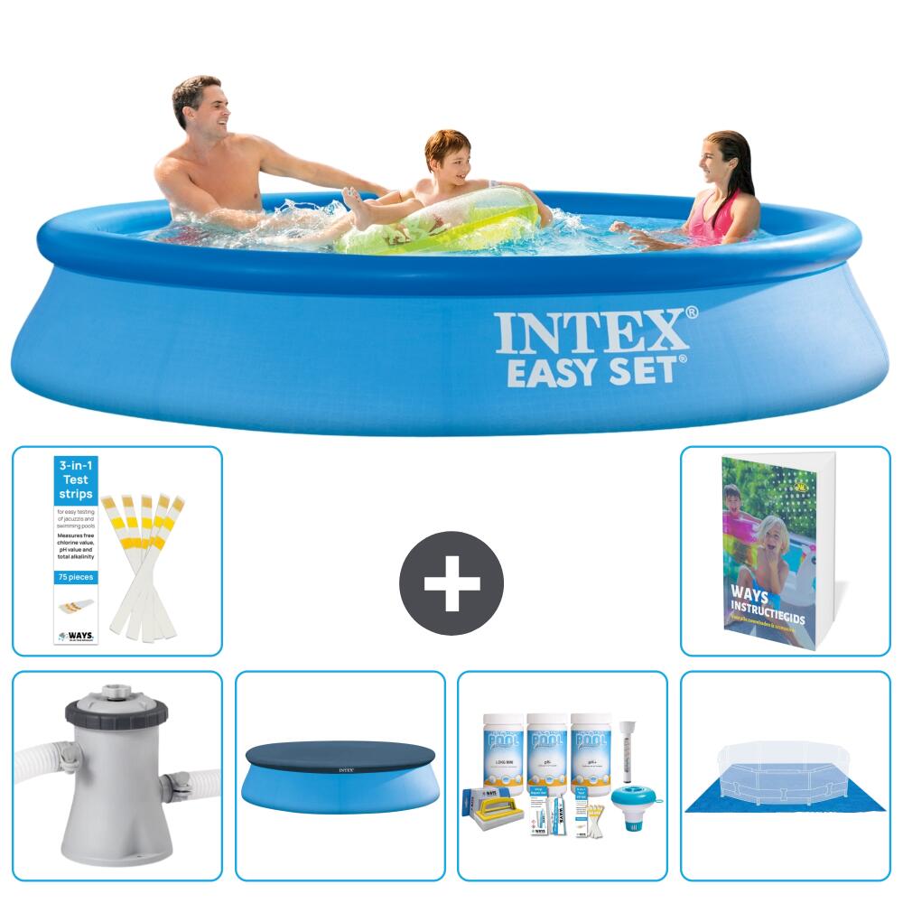 INTEX Basen Easy Set Okrągły - 305x61 cm - 7-częściowy S251