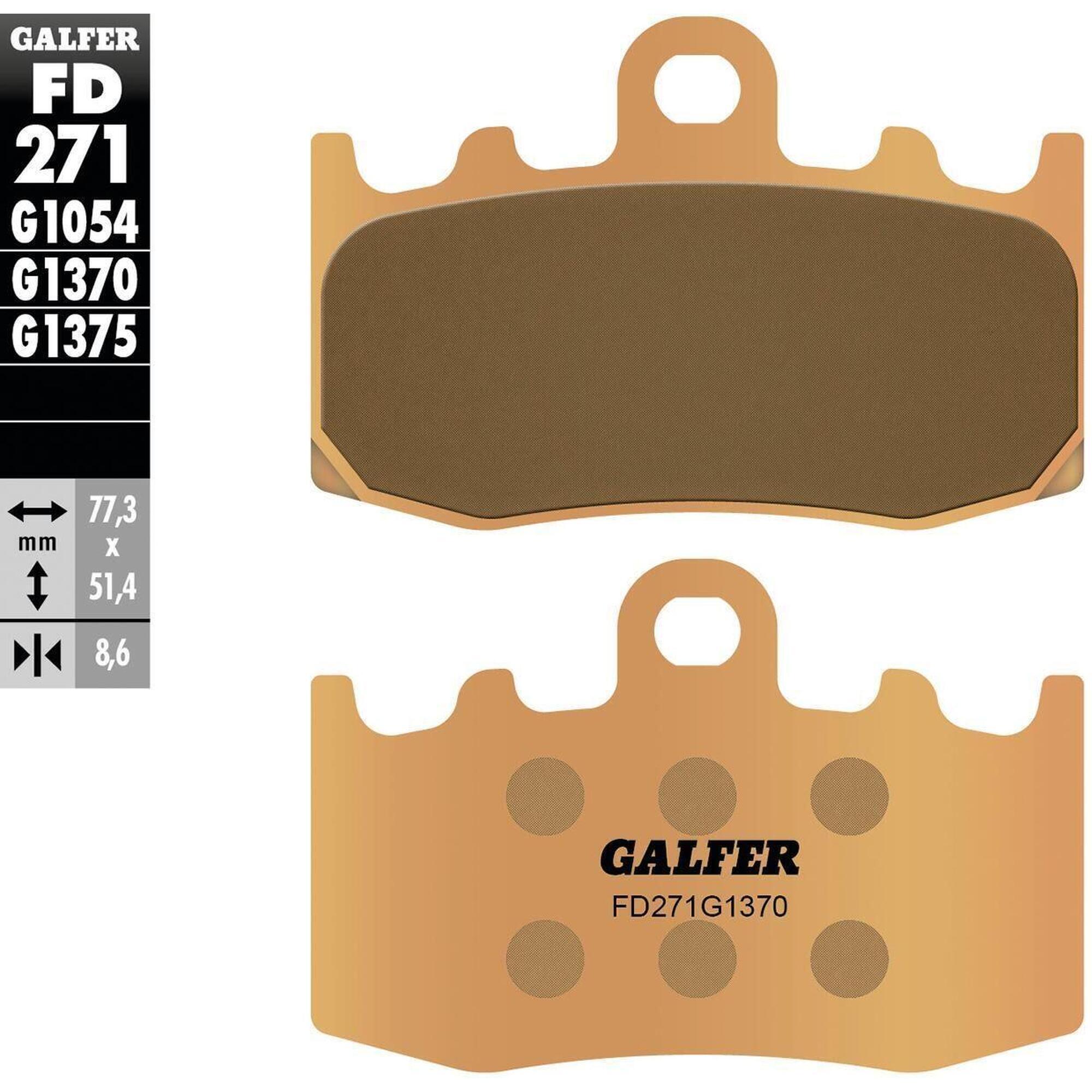 GALFER FD271 klocki hamulcowe z metalu spiekanego G1370