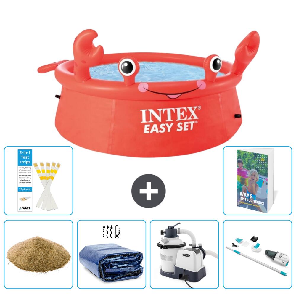 INTEX Basen Easy Set Okrągły - Krab - 183x51 cm - 7-częściowy S89