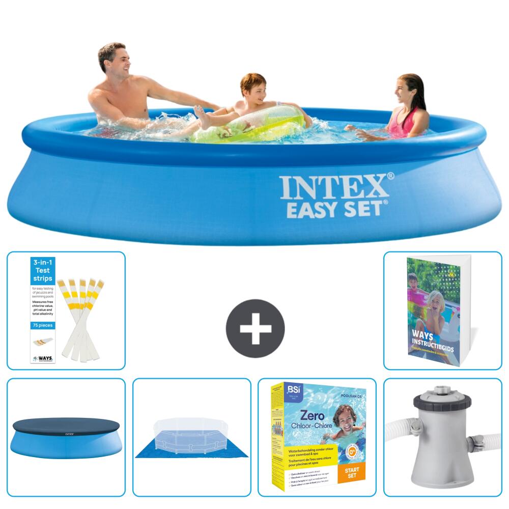 INTEX Basen Easy Set Okrągły - 305x61 cm - 7-częściowy S24