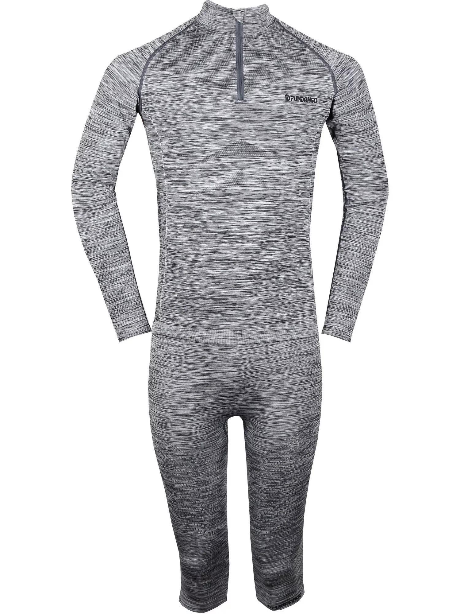 Bielizna górna dla mężczyzn Fundango Seamless Halfzip