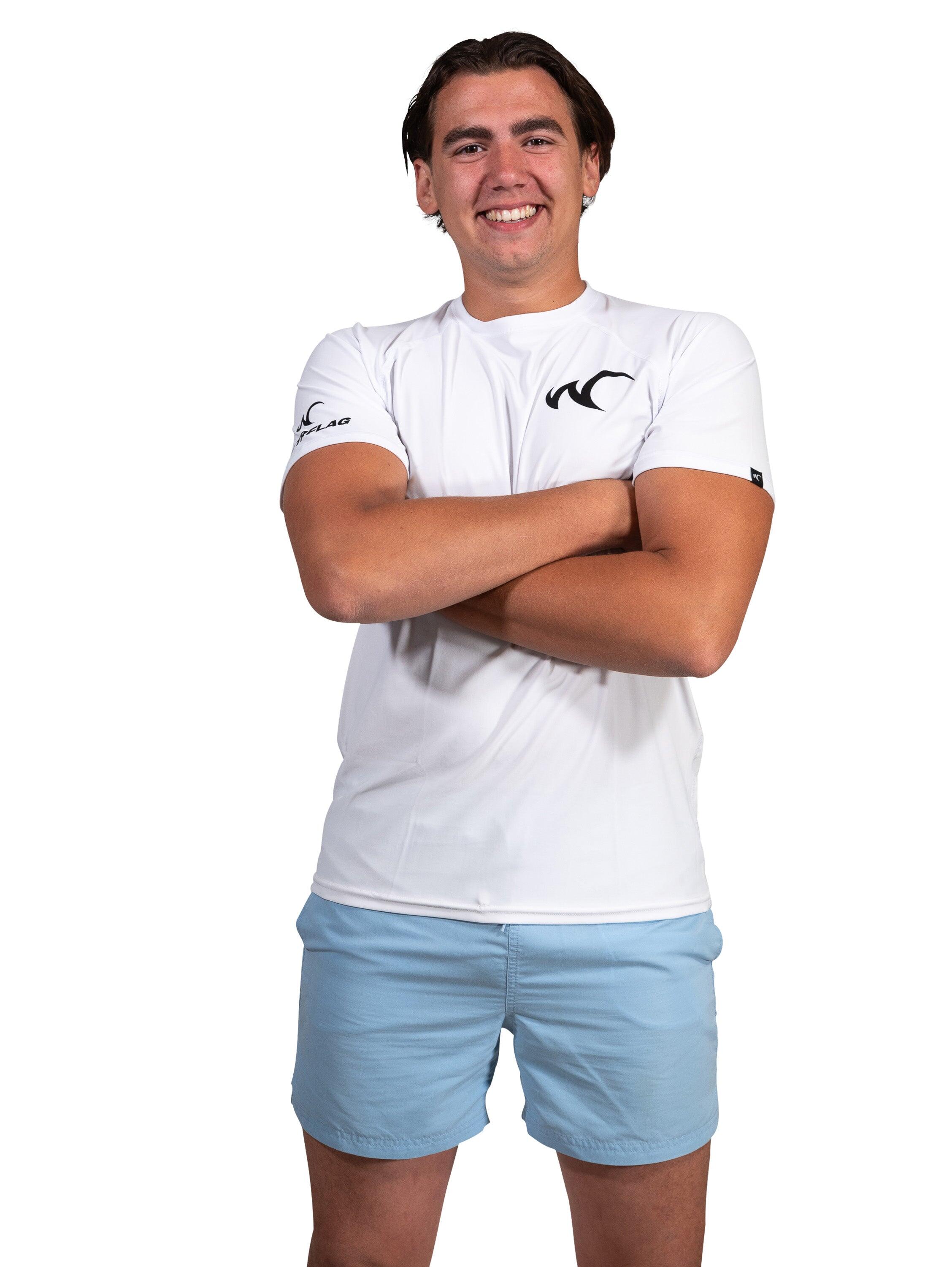 Męska koszulka Watrflag Cadiz Regular Fit Bialy