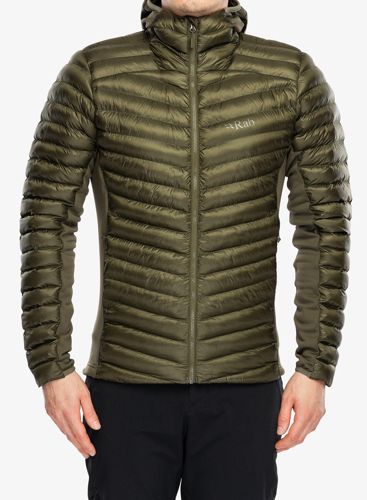 Kurtka ocieplana Rab Cirrus Flex Hoody - olive XL