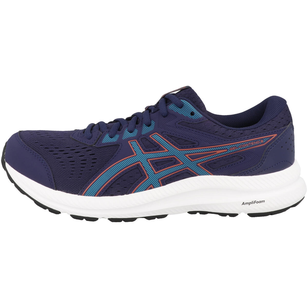 Męska buty biegowe ASICS Gel-Contend 8 ciemnoniebieskie