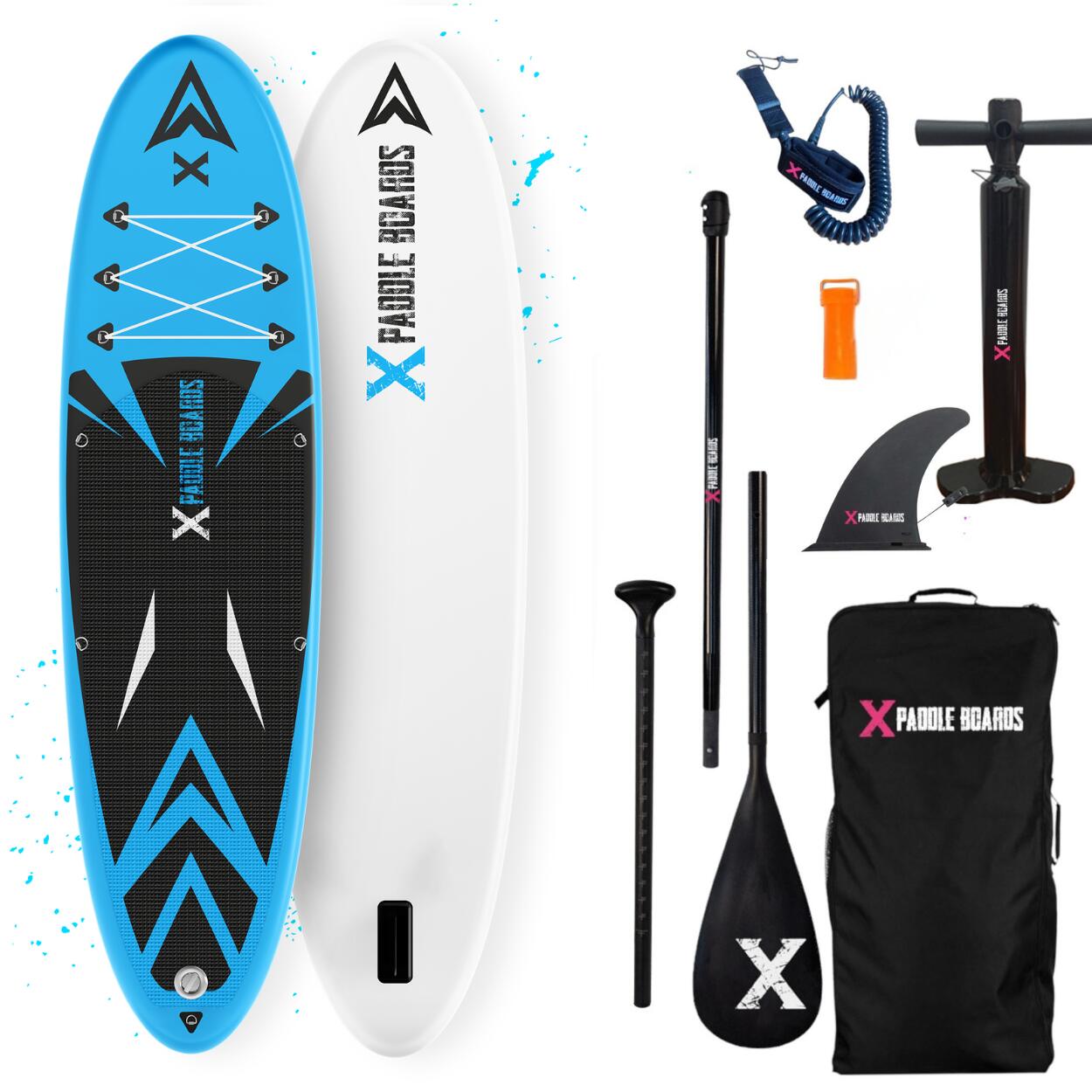 Nadmuchiwany Paddle X-Treme Zestaw Kompletny Kajak 320 x 82 x 15cm