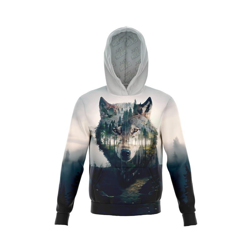 Bluza kangurka sportowa z kapturem unisex wygodna ART LOBO