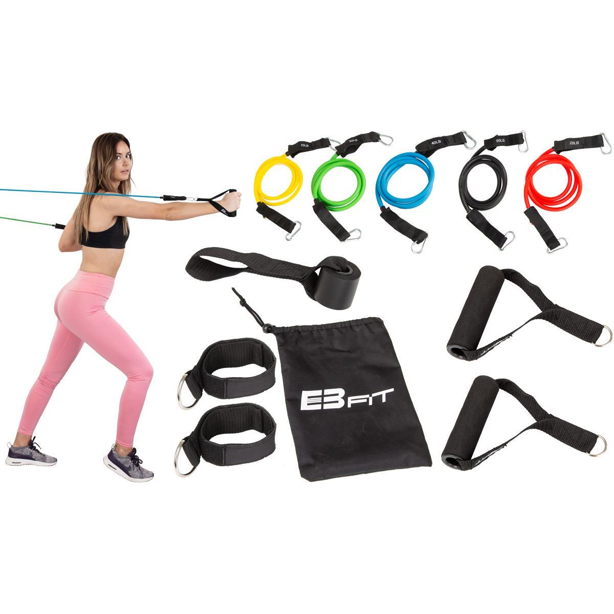 Zestaw gum oporowych do ćwiczeń Eb Fit 4,5 - 22,5 kg