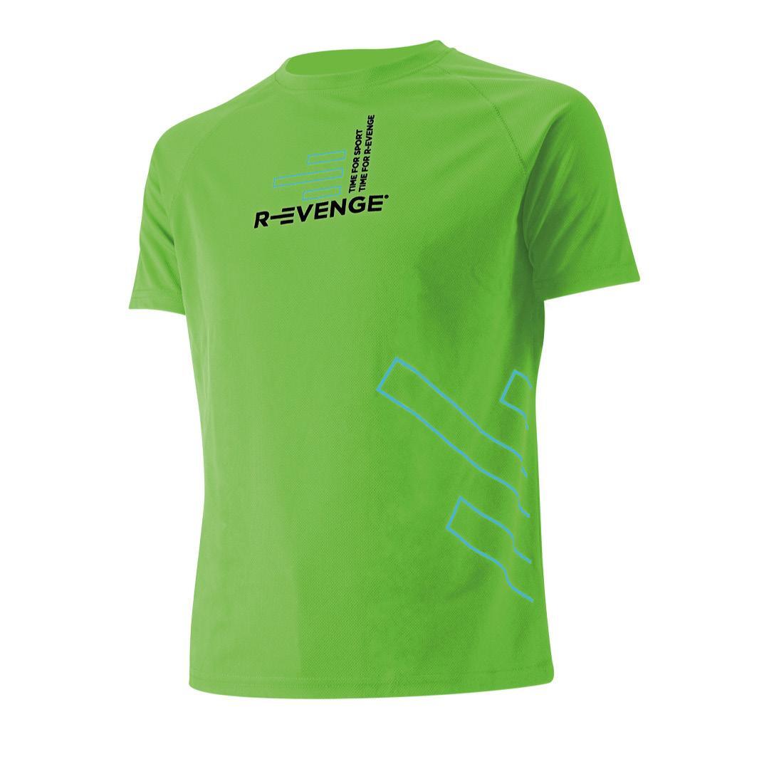 Koszulka męska z krótkim rękawem Fitness, zielony