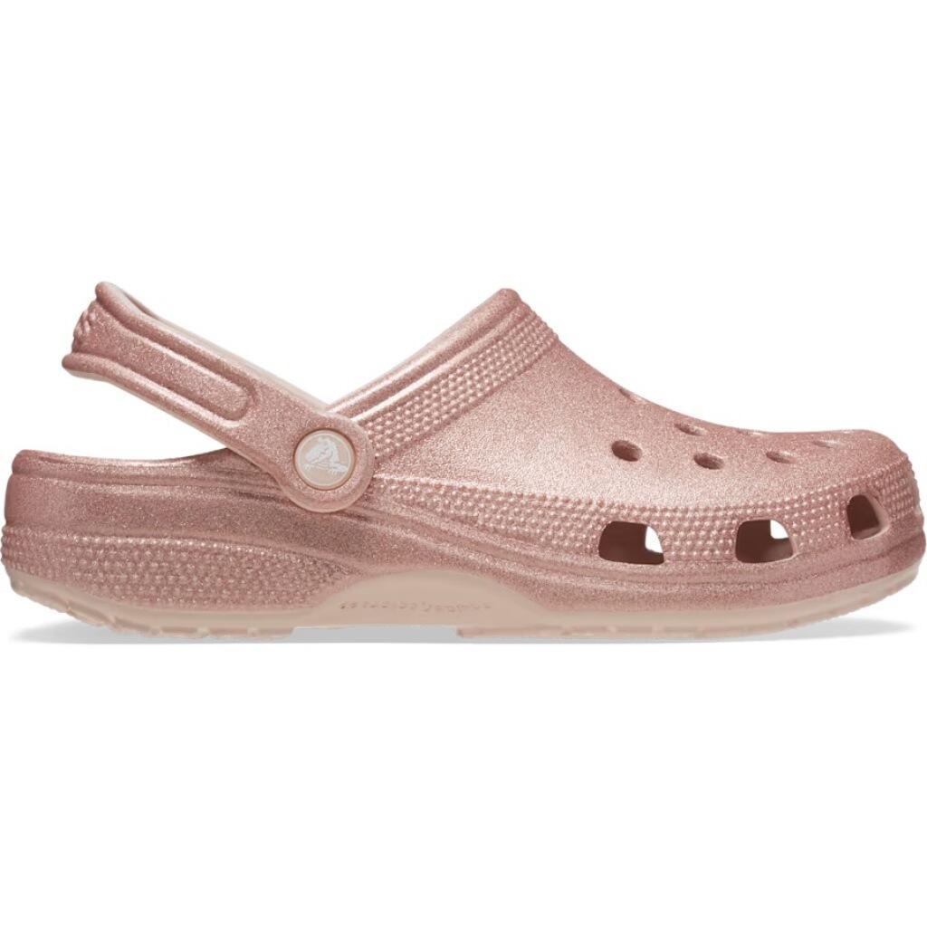 Kapcie CROCS CLASSIC GLITTER CLOG Rose