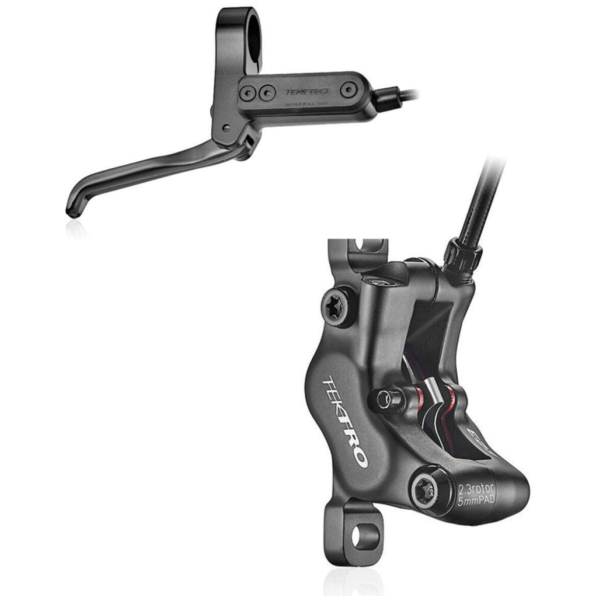 TEKTRO HD-T5041 lewy hydrauliczny hamulec tarczowy 4 tłoczki