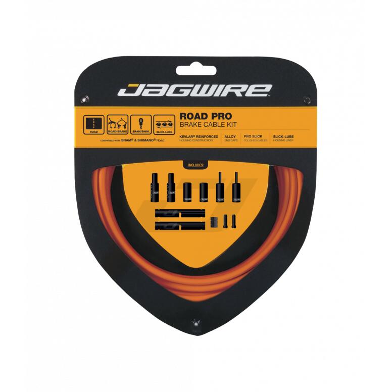 Zestaw hamulcowy JAGWIRE Road Pro - pomarańczowy