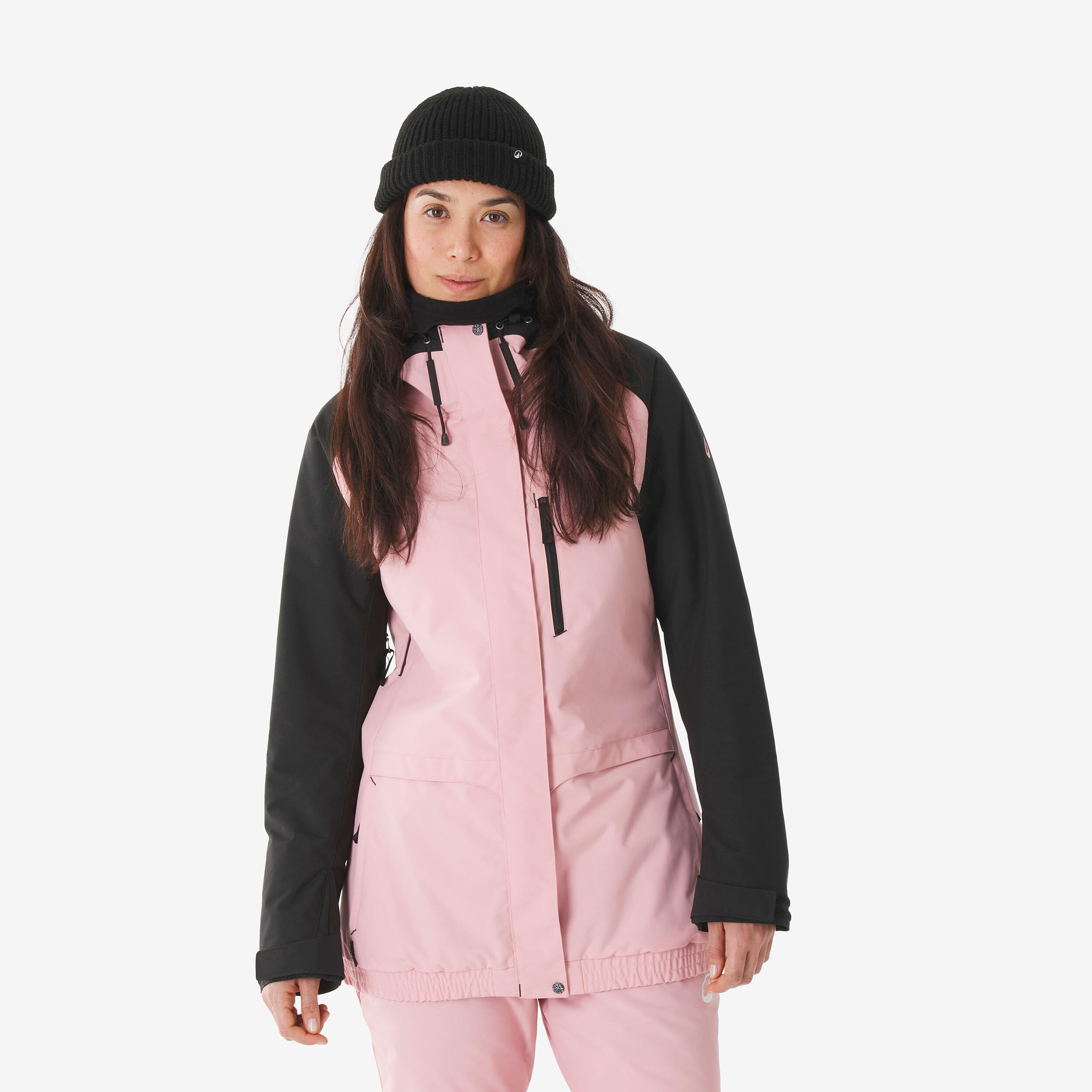Kurtka narciarska i snowboardowa damska Quechua 500 long