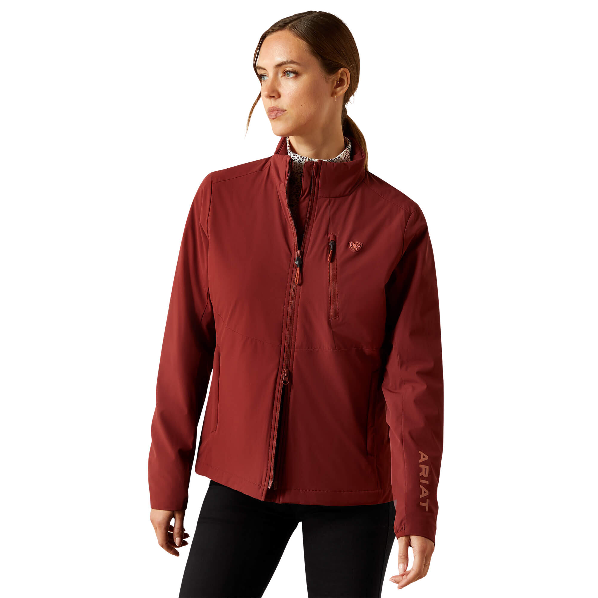 Damska kurtka jeździecka zapinana na zamek Ariat Rion StretchShell Insulated