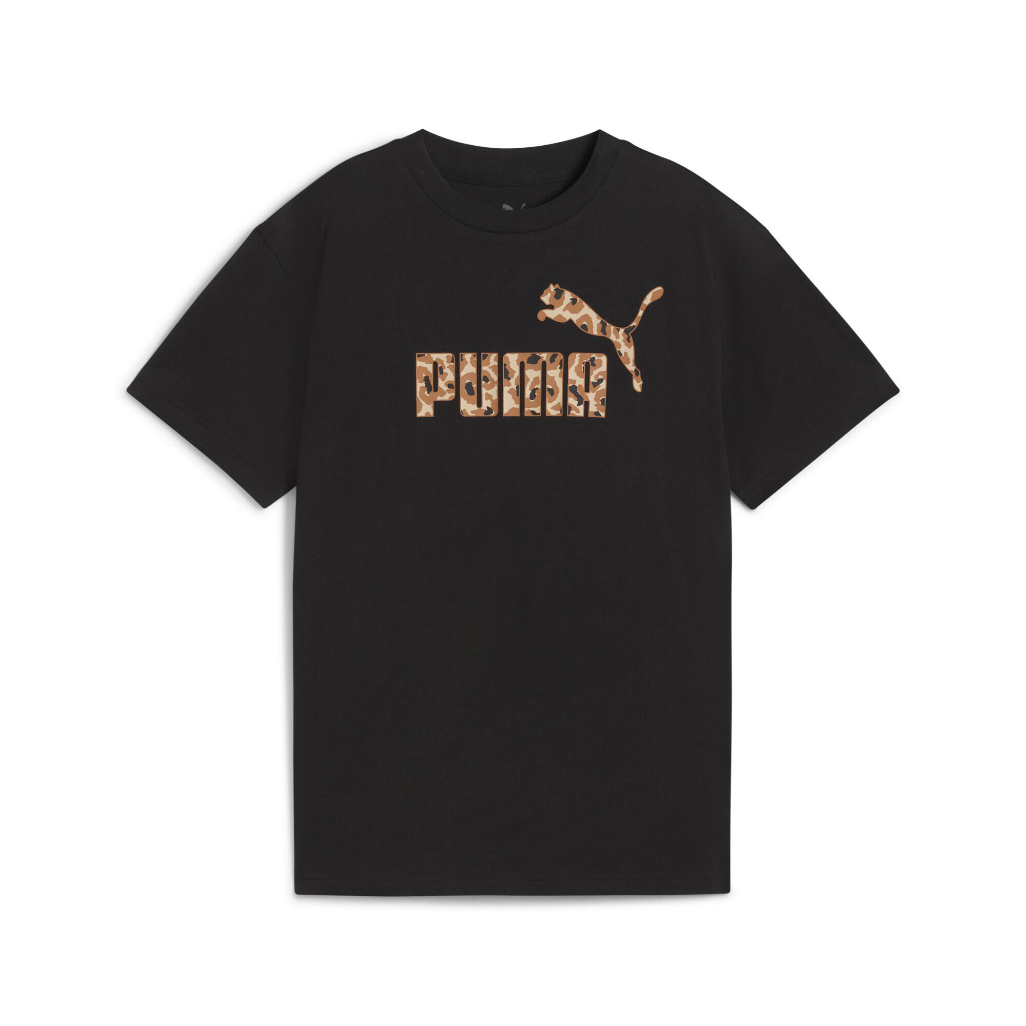 Młodzieżowa koszulka Essentials Animal Logo Infill PUMA Black