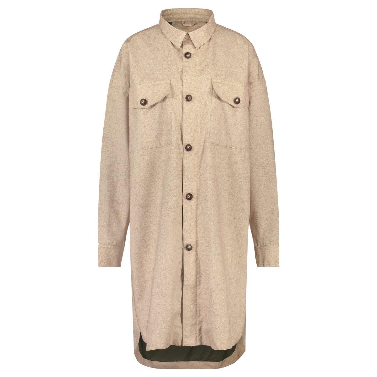 Oversized Rain Shirt Women Moonlight