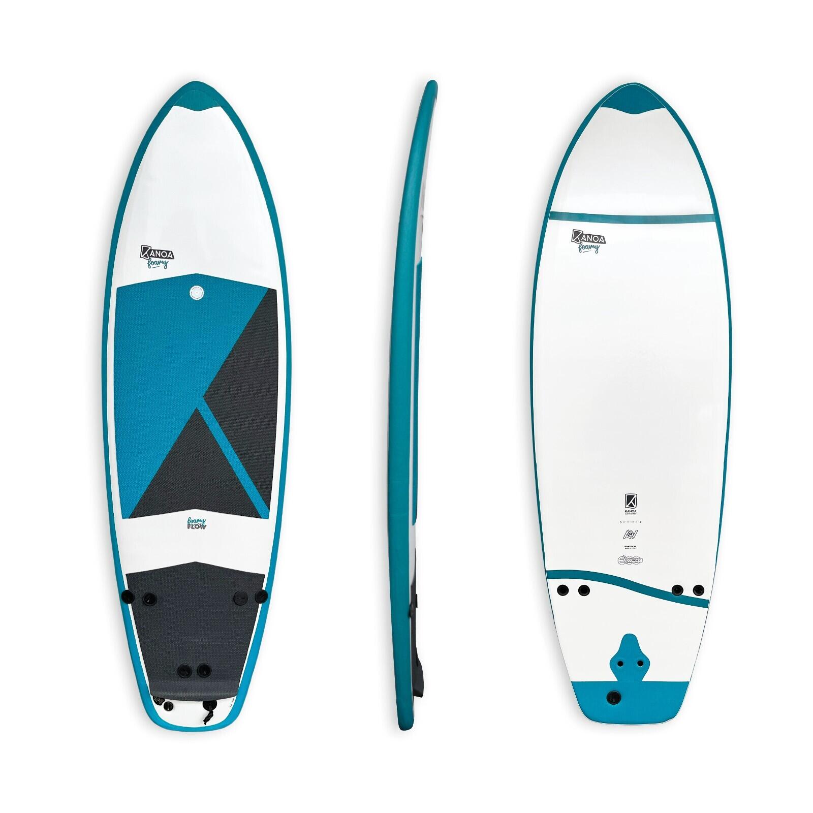 Foamy FLOW 4’6 EVA – deska do surfingu rzecznego typu soft-top