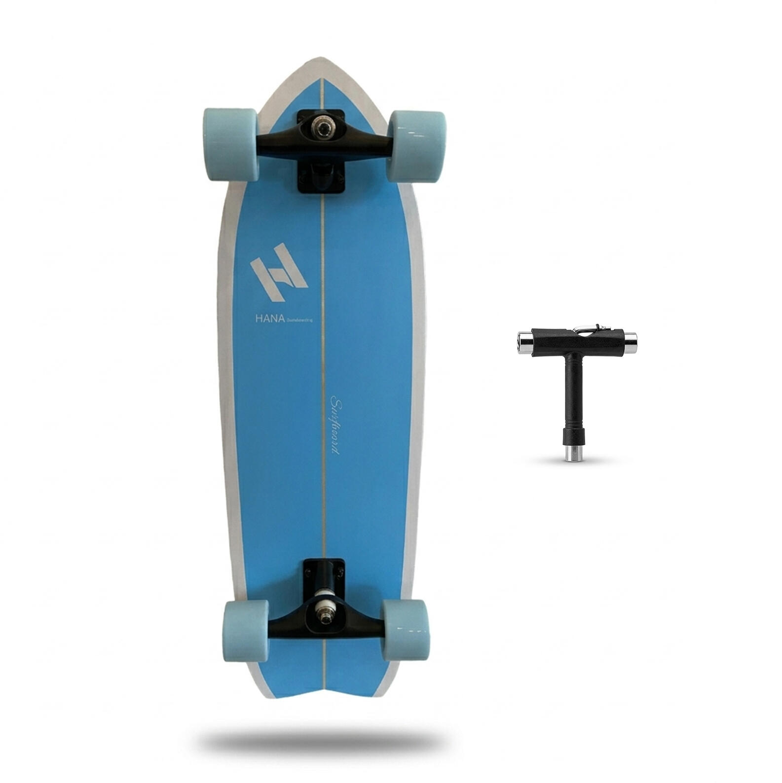 Zestaw Skate Cruiser niebieski HANA Outdoors – Trucki CX4 z kluczem do regulacji