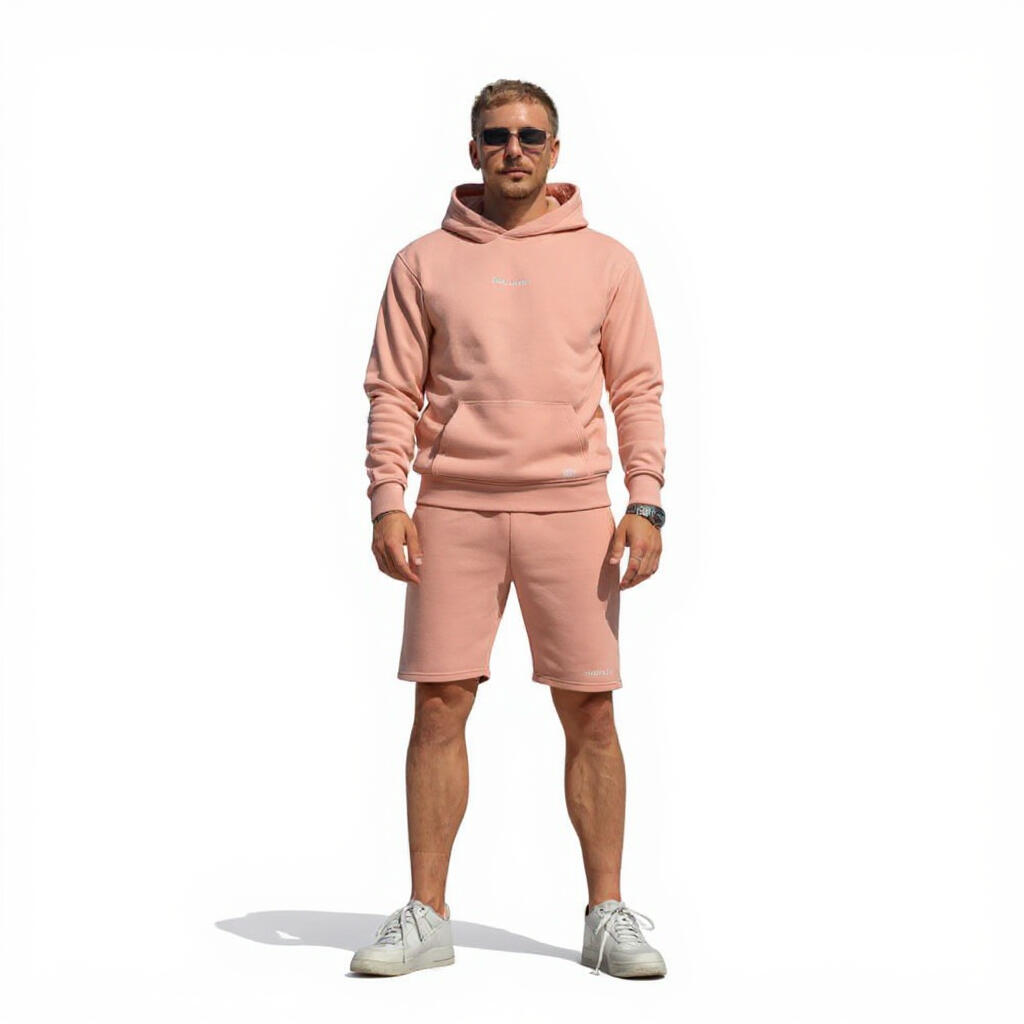 HOME WEAR Spodenki dresowe – Coral