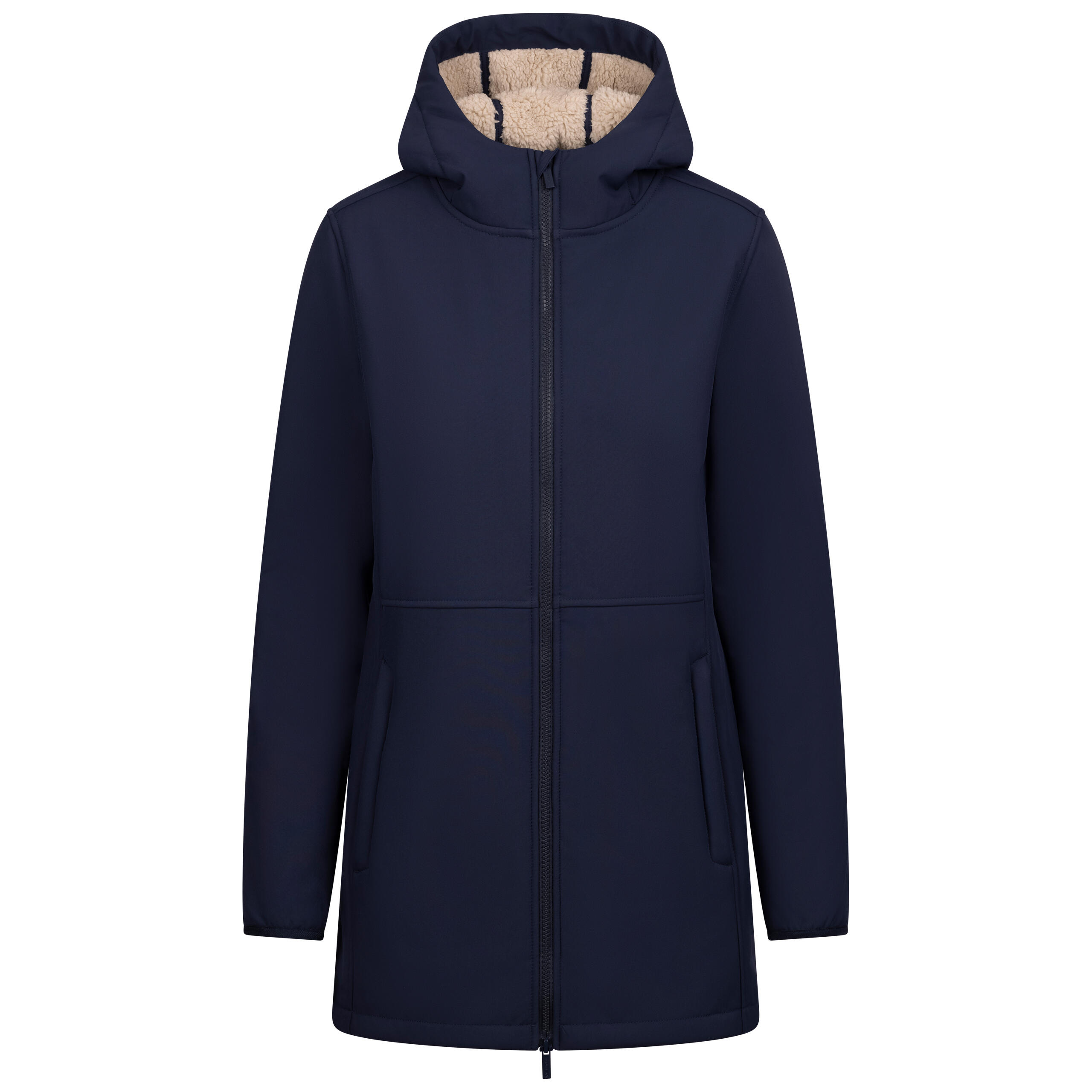 Kurtka Softshell Damska Sine z Bondowanym Futerkiem