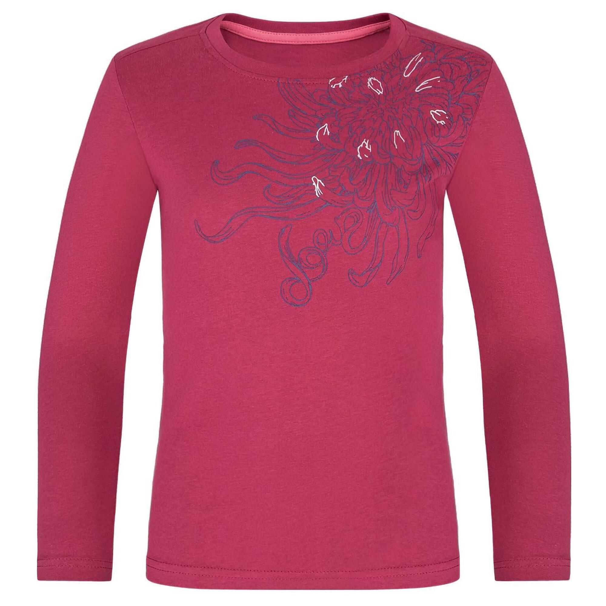 Dziecięce T-shirt Bizel z miękkiej bawełny - Żywy kwiatowy wzór