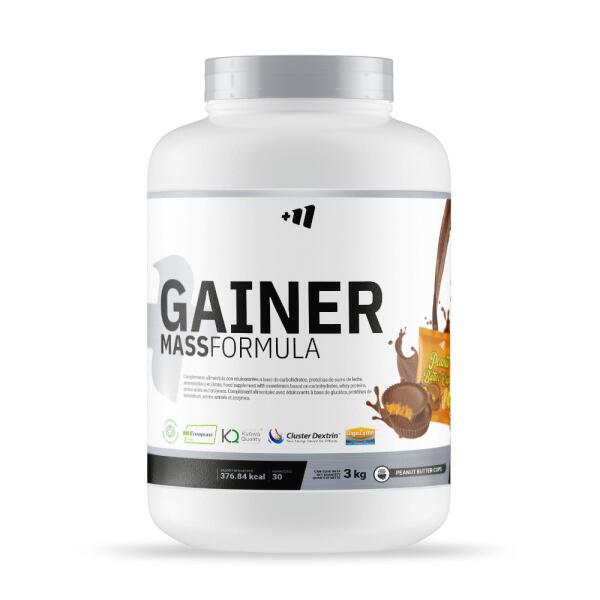Formuła Gainer MASS - 3 kg kubków z masłem orzechowym MASMUSCULO