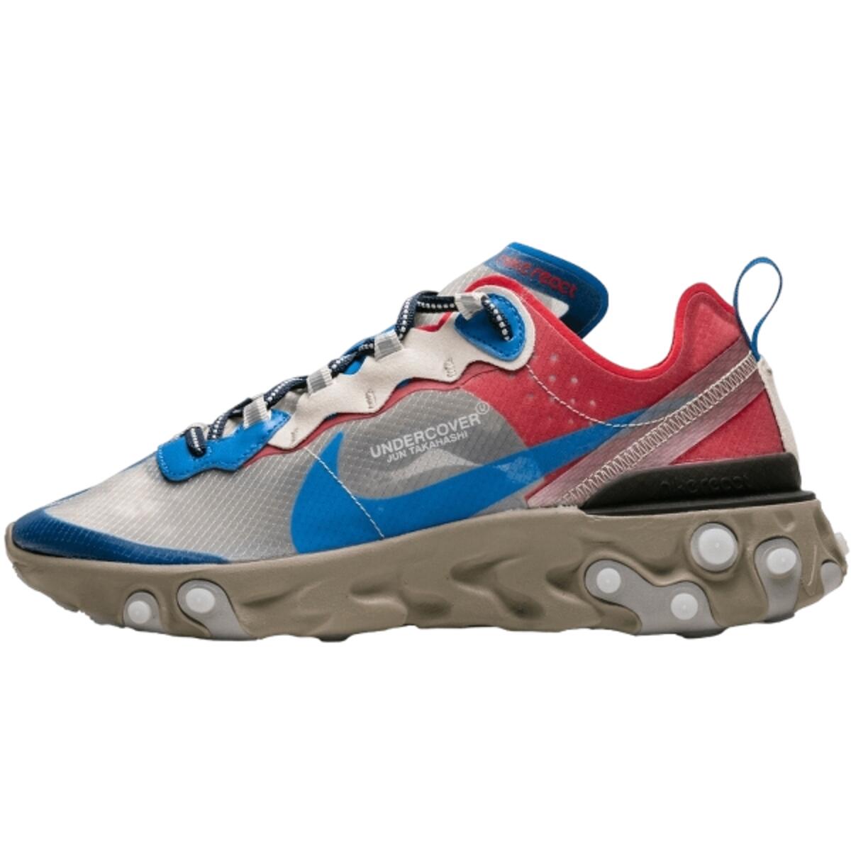 Nike React Element 87 Undercover Khaki Red