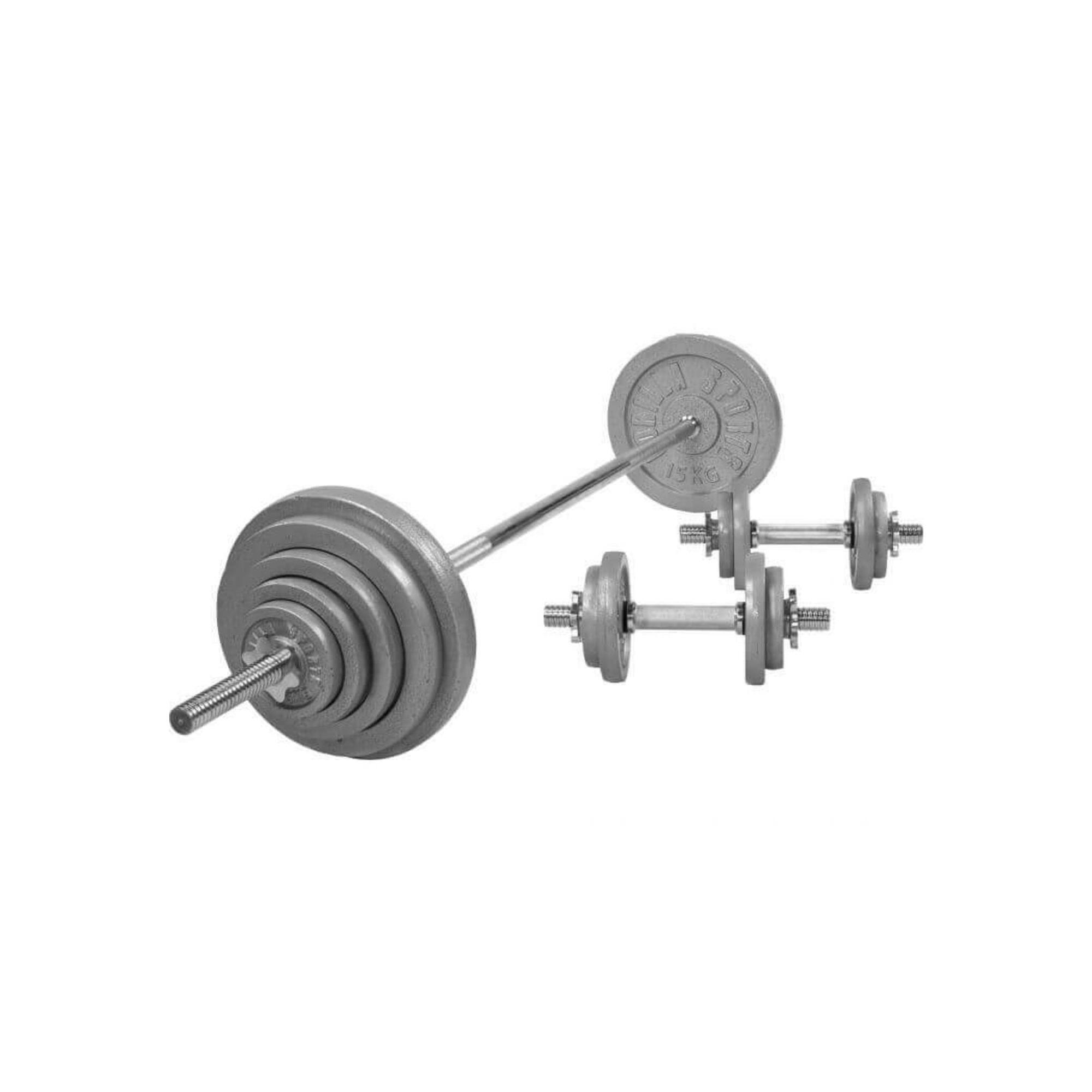 Obciążenia treningowe 98 kg 30mm Gorilla Sports