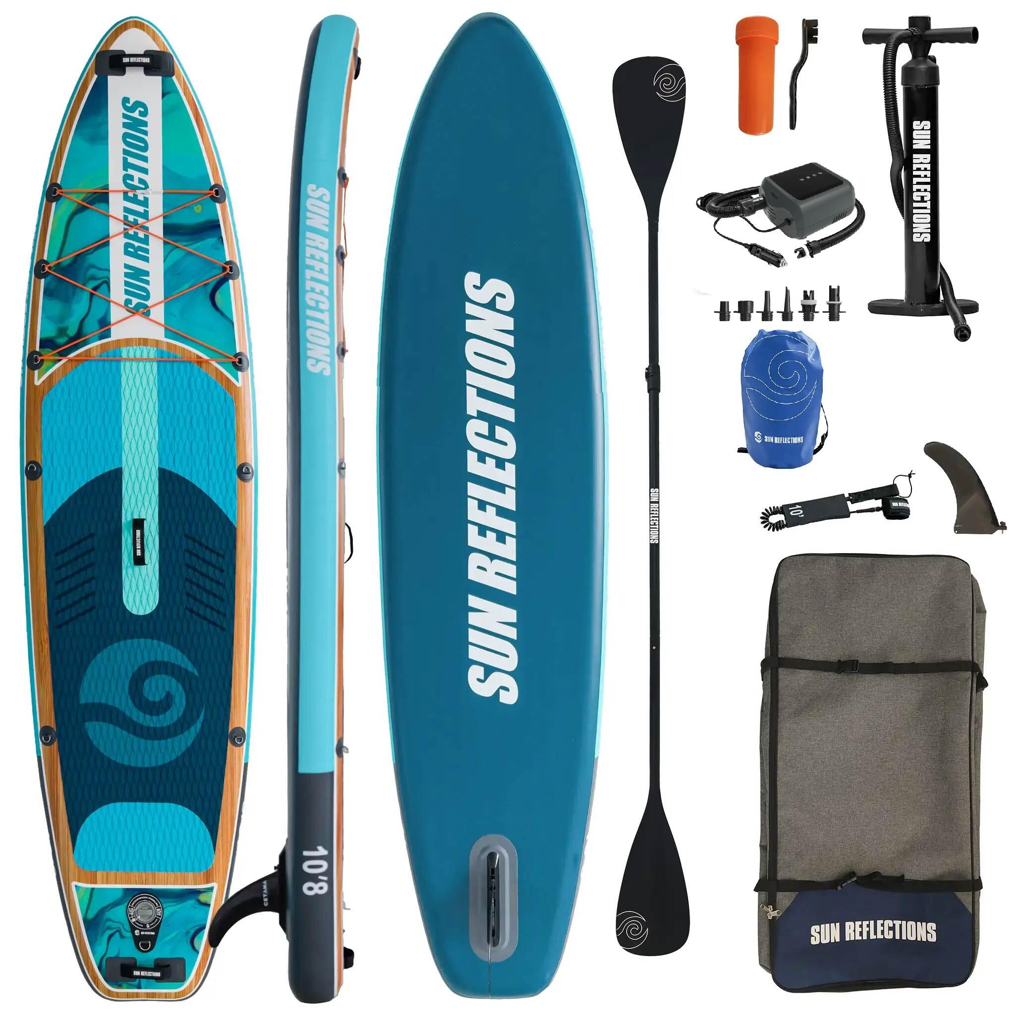 Deska Sup Pompowana Sun Reflections M 10'8 Minicombo + Elektryczna pompka