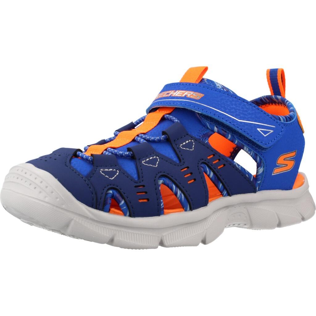 Sandały SKECHERS 407015L Niebieski