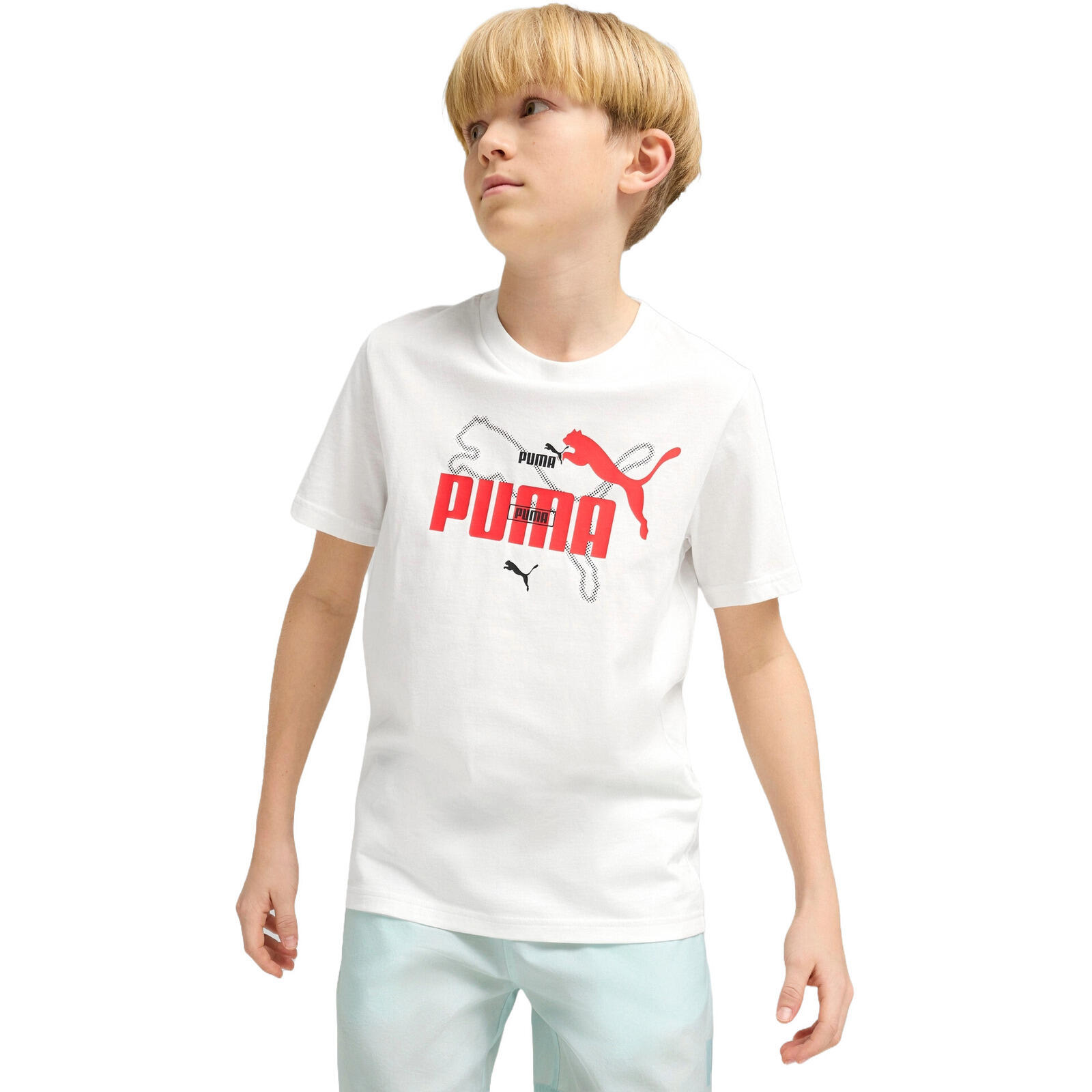 Koszulka dla dzieci Puma Ess Logo Lab Summer Tee B