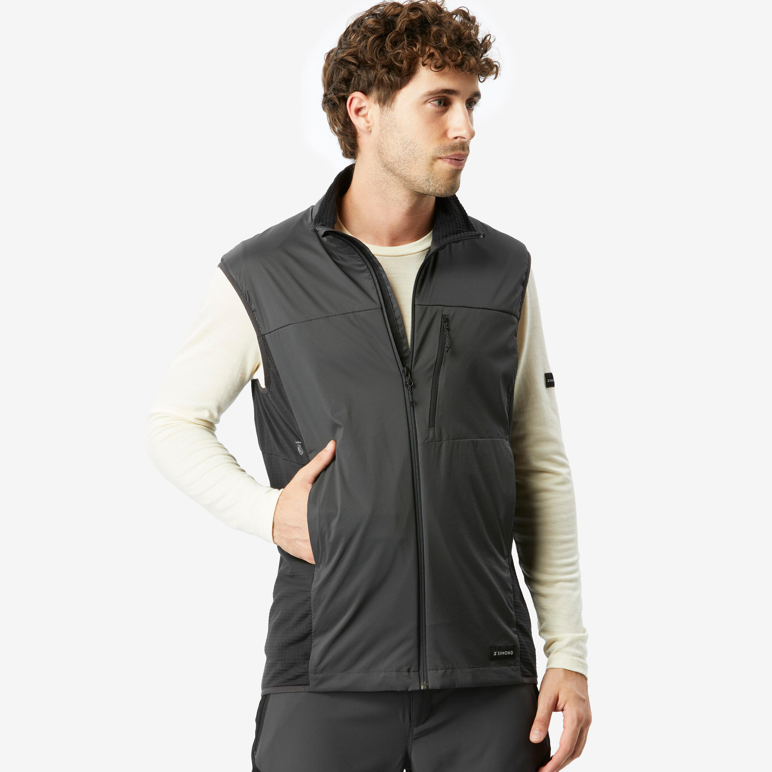 Kamizelka softshell trekkingowa męska Simond MT500