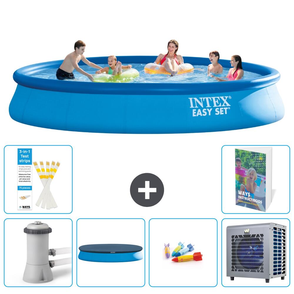 INTEX Basen Easy Set Okrągły - 457x84 cm - 7-częściowy S338