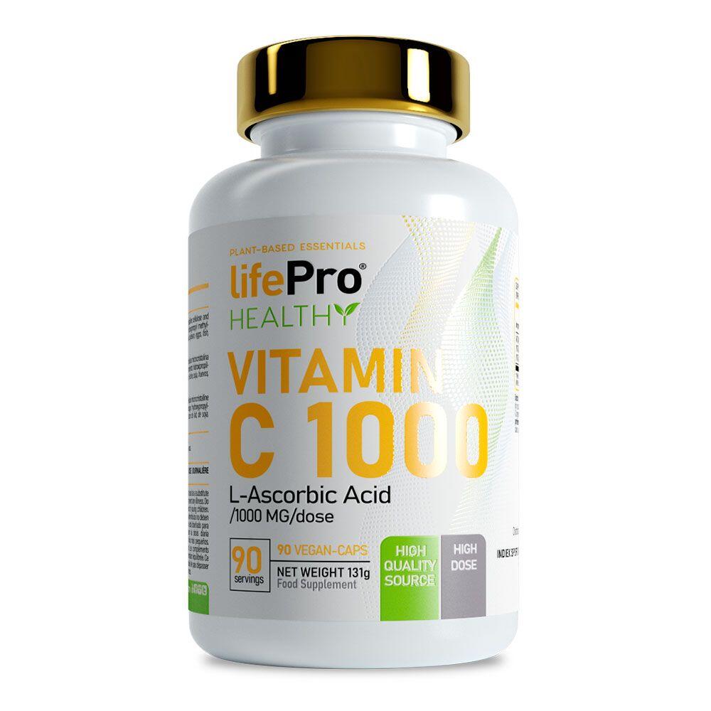 Witamina C 1000 mg – 90 kapsułek wegańskich LifePRO