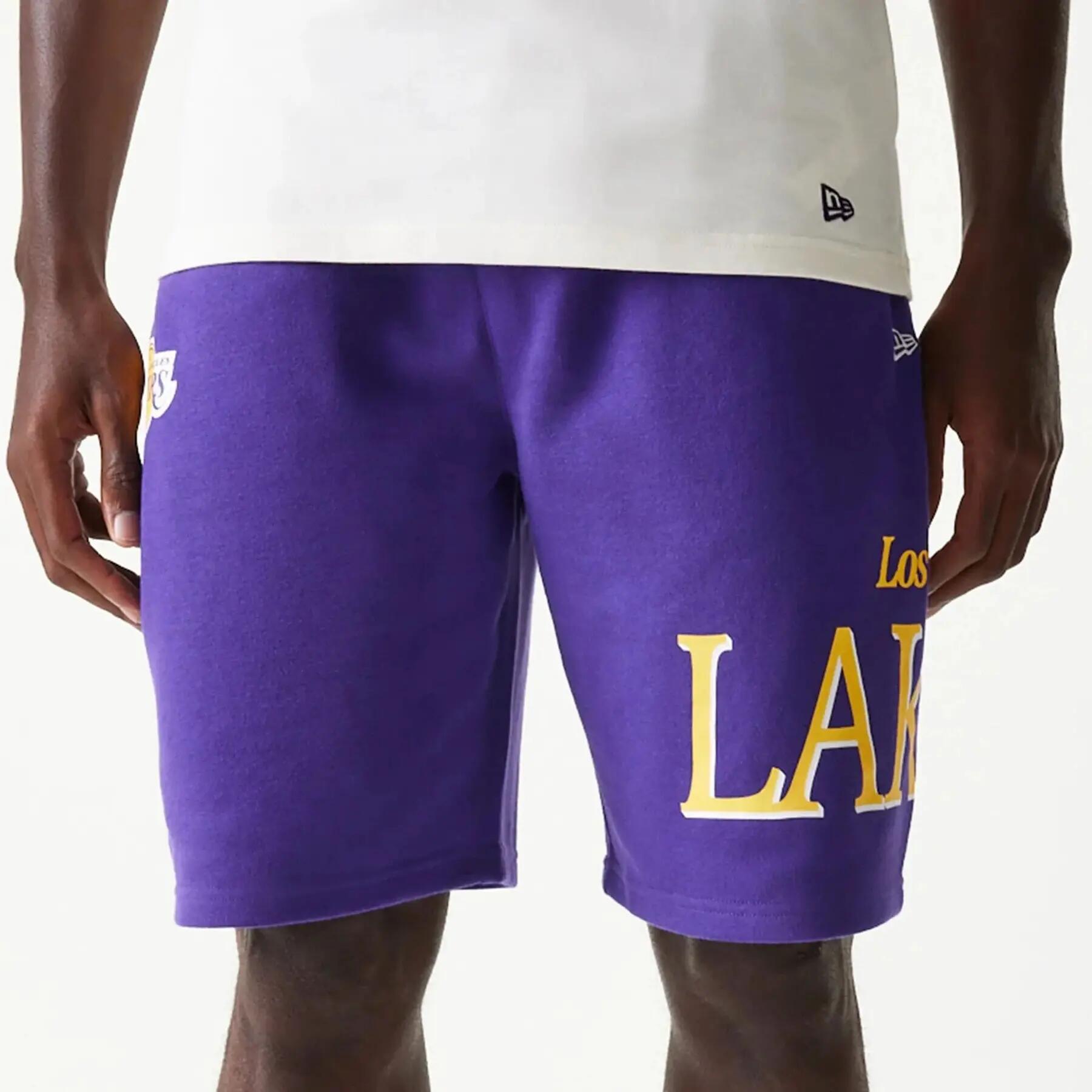 Krótkie Los Angeles Lakers Team Graphic