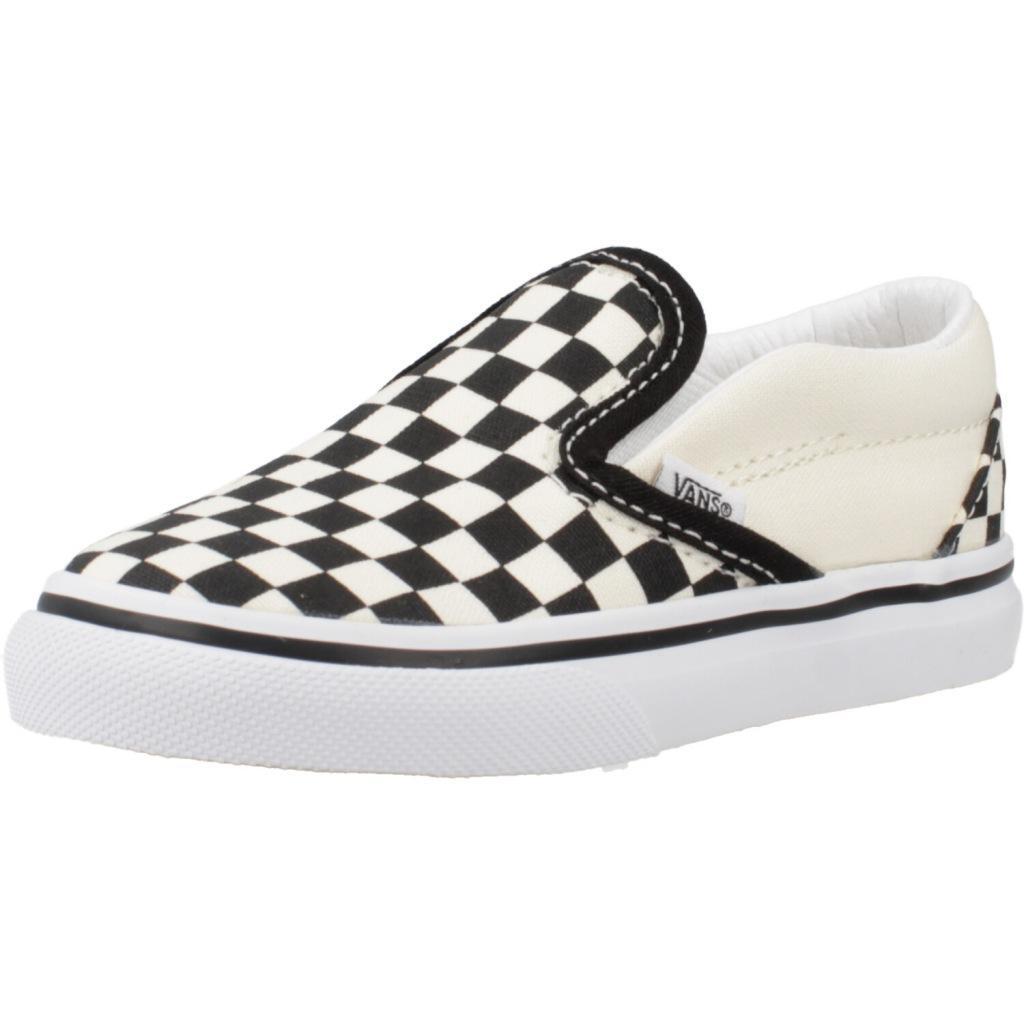 Buty Chłopak Vans Checkboard biały