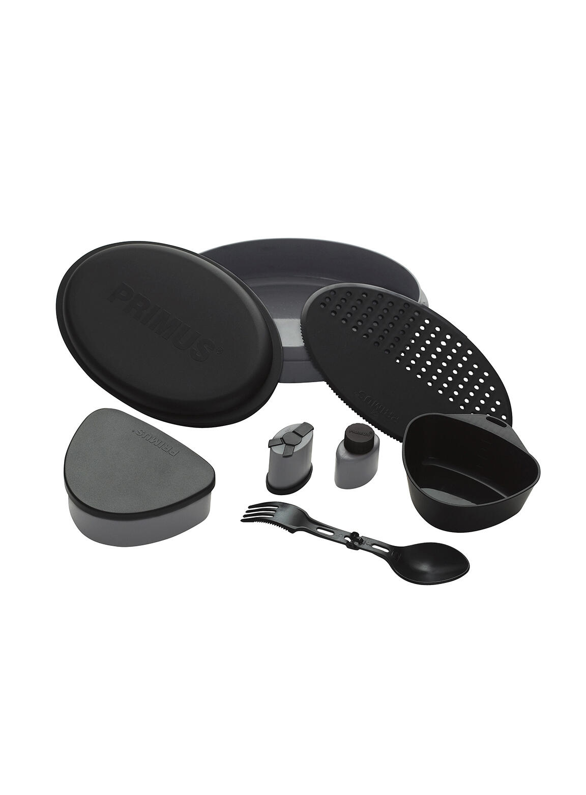 Naczynia Primus Meal Set - graphite/black