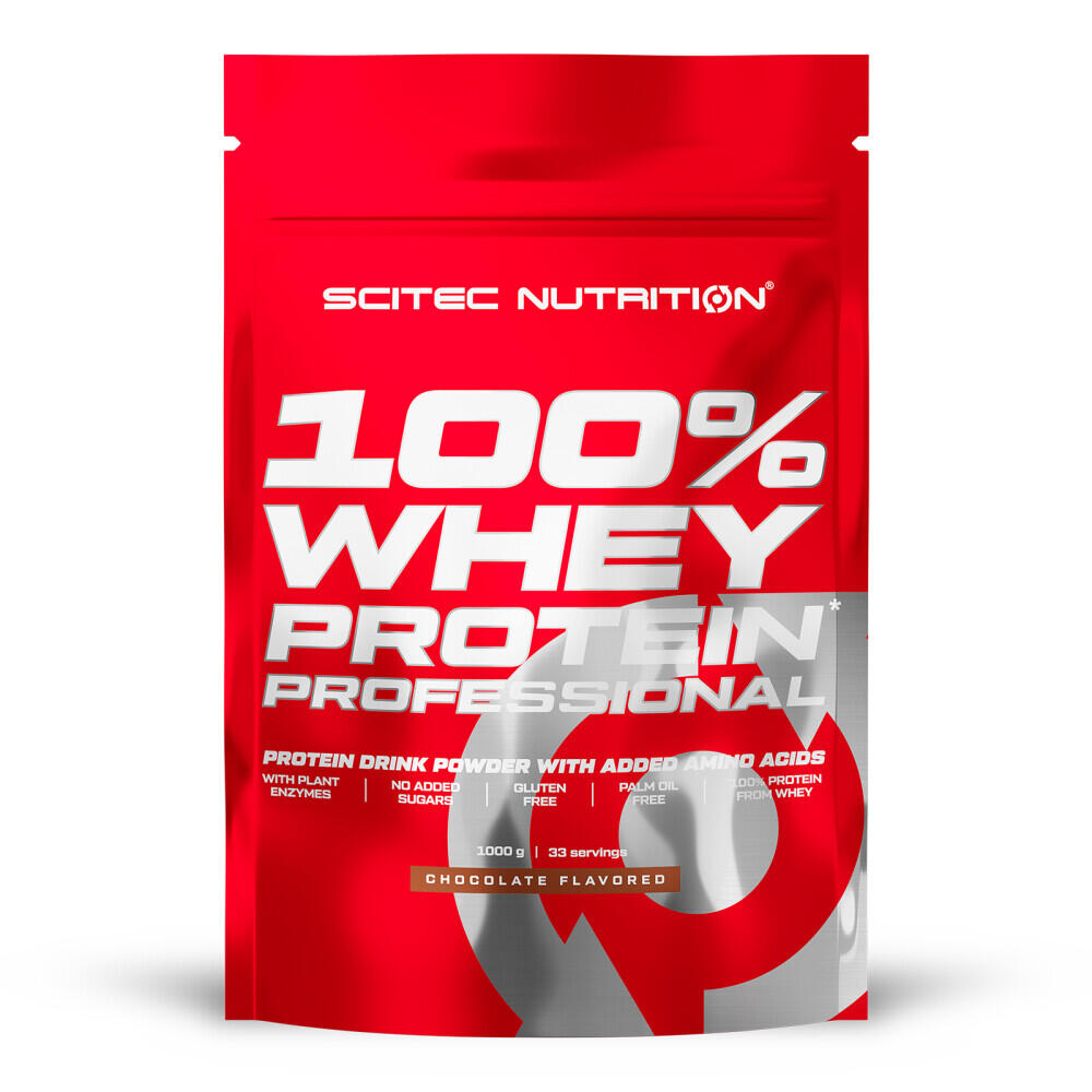 100% profesjonalne białko serwatkowe - 1 kg czekoladowe Scitec Nutrition