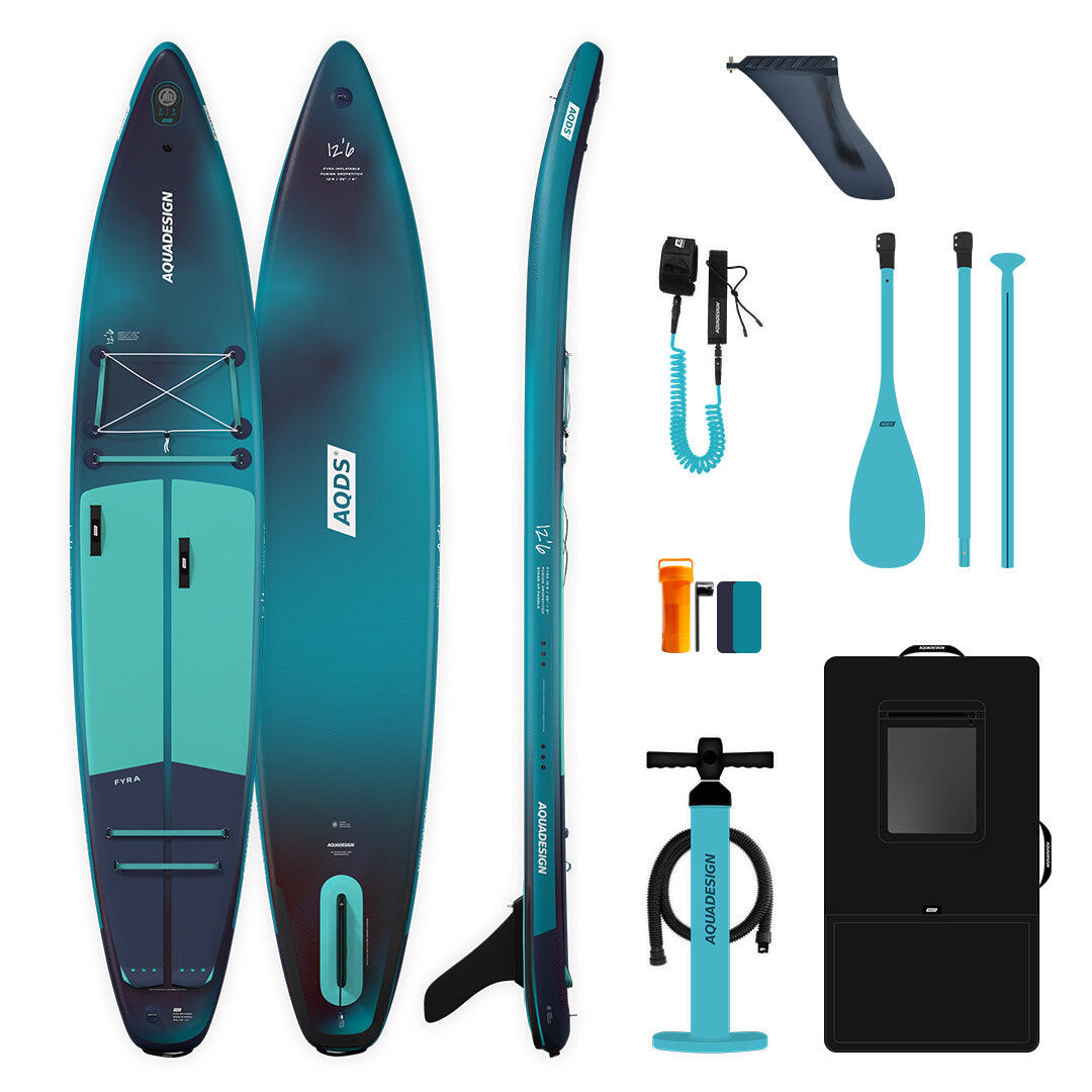 Dmuchany zestaw turystyczny Stand Up Paddle – Fyra 12'6
