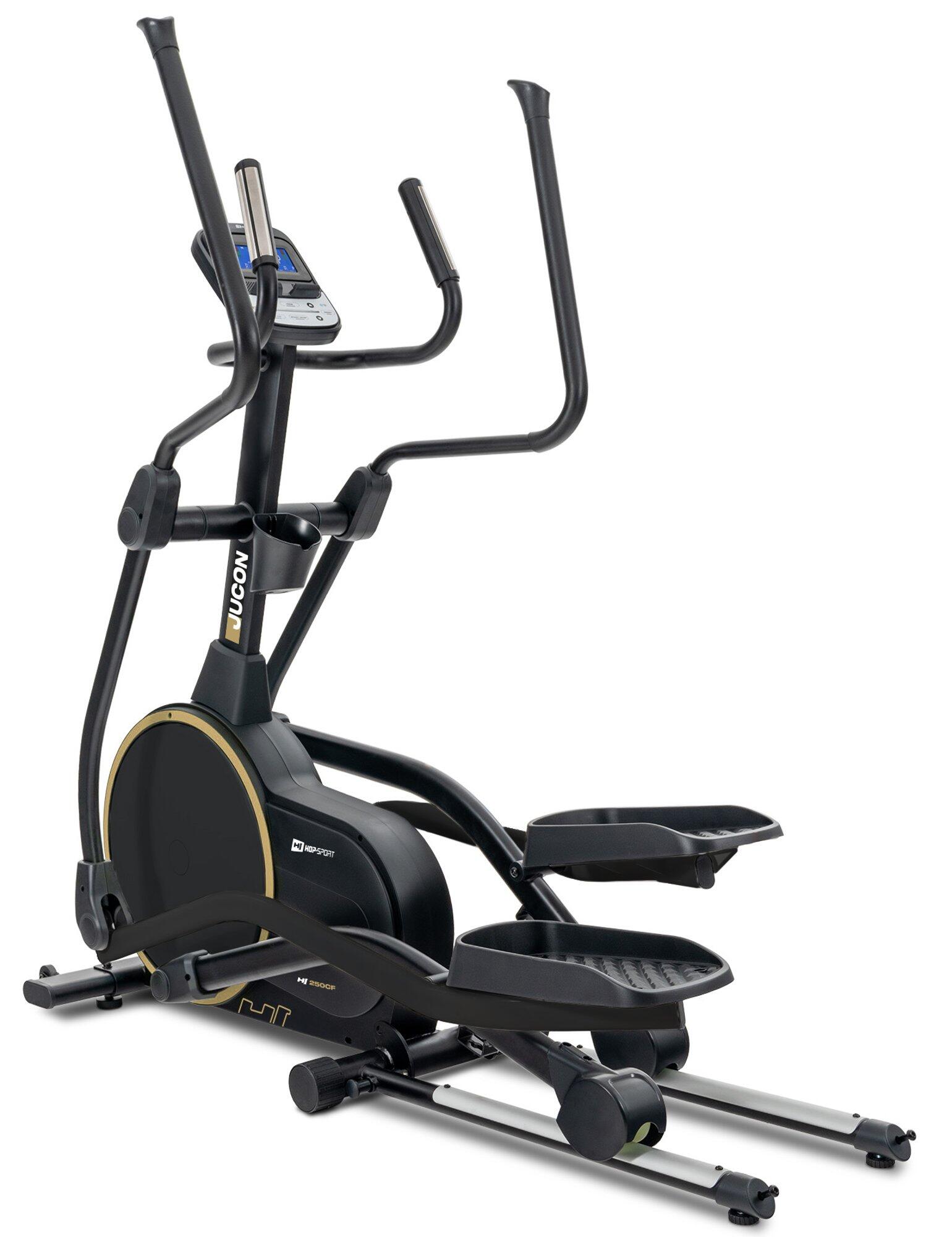 Rower eliptyczny treningowy elektryczno-magnetyczny Hop-Sport Jucon złoty