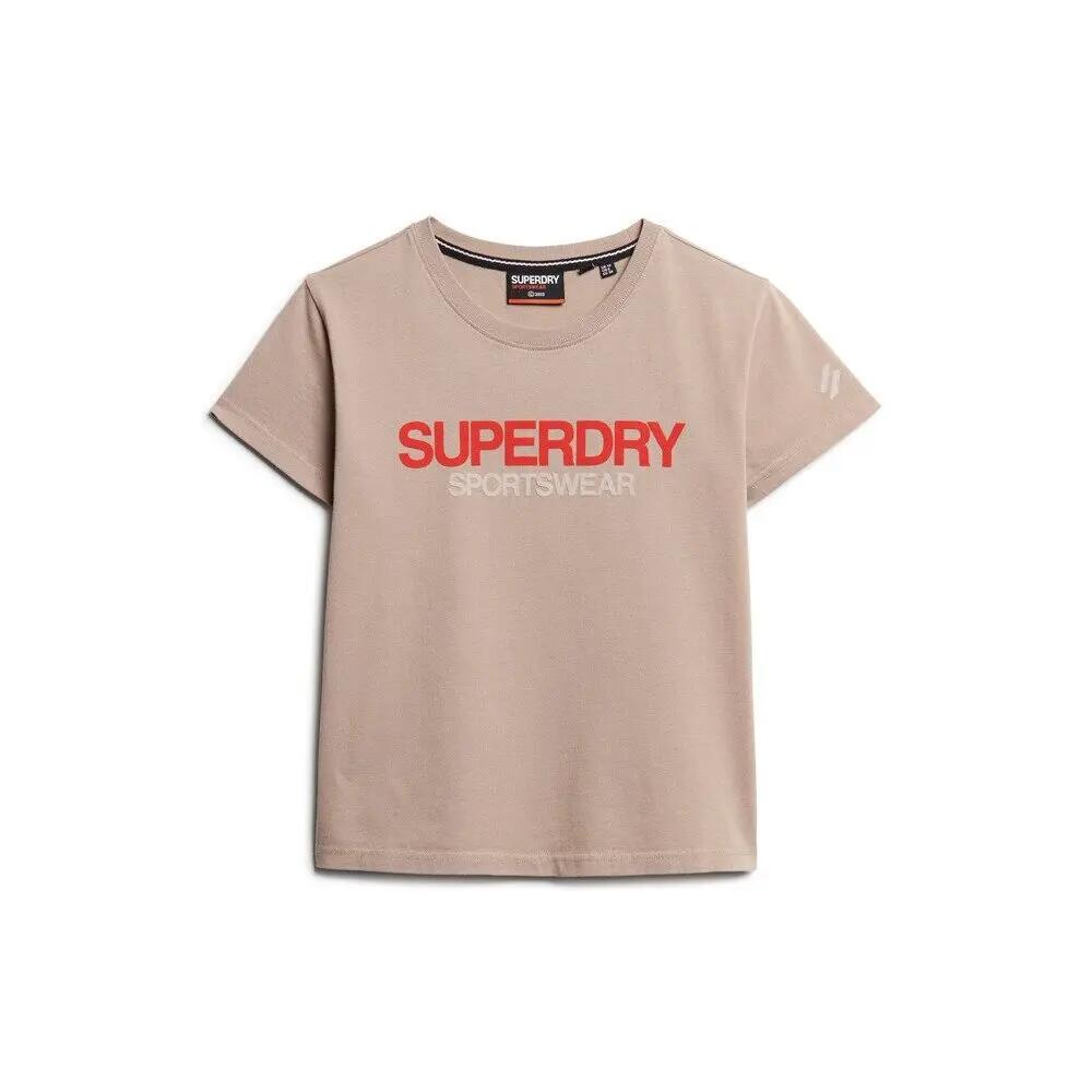 Damska dopasowana koszulka Superdry Sportswear Logo