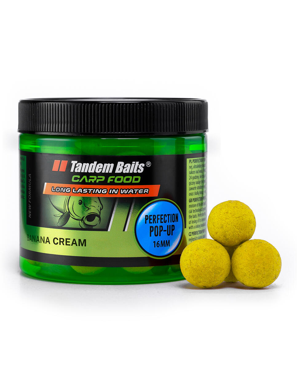 Kulki pływające Carp Food Perfection Pop-Up 16mm/70g Bananowy Krem