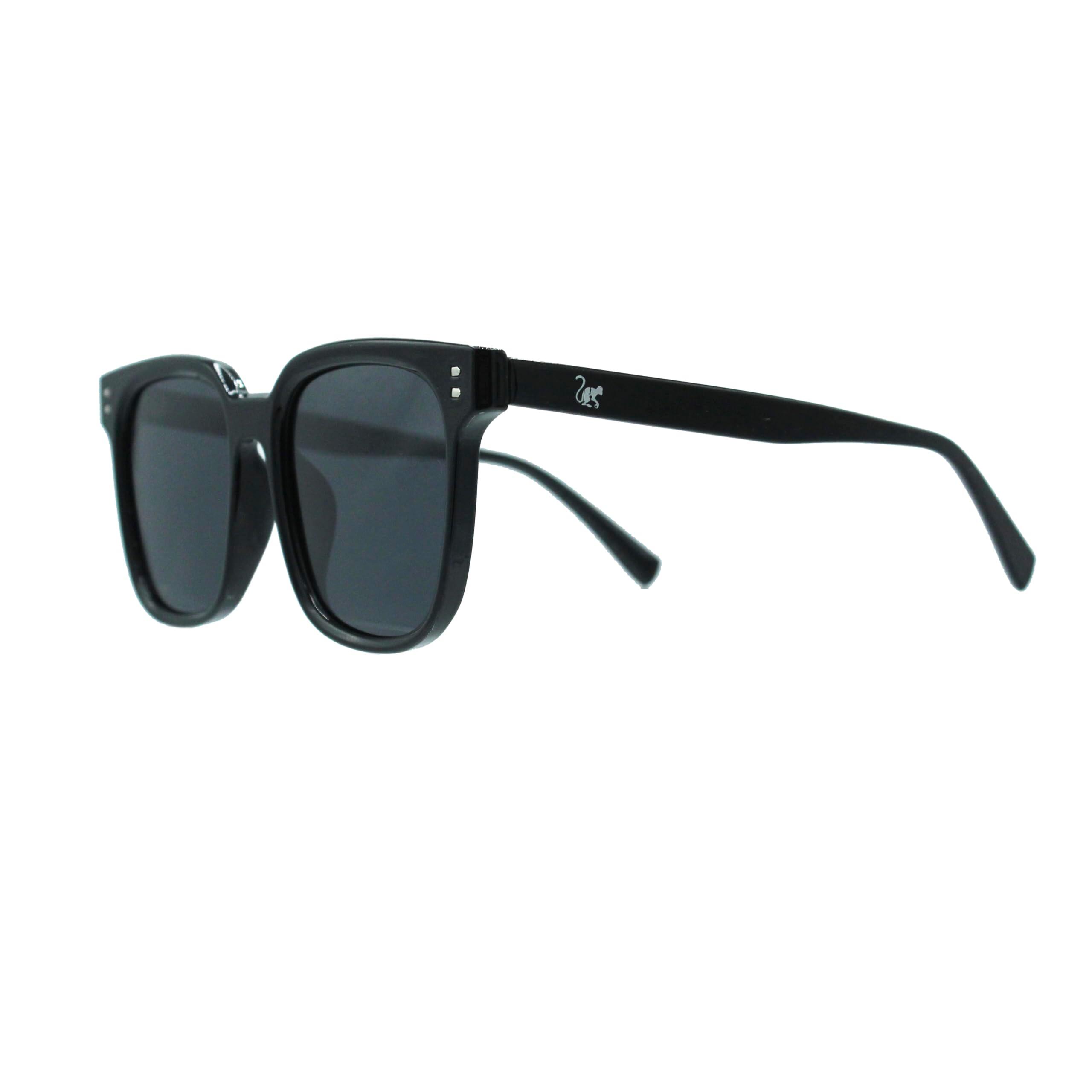 Okulary przeciwsłoneczne unisex – polaryzacyjne / UV400 (czarne)