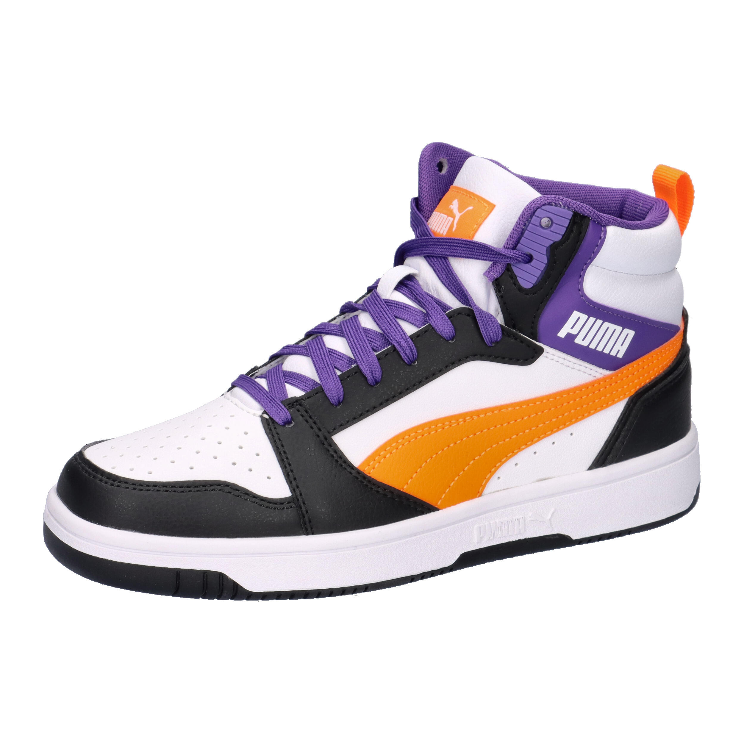 PUMA Rebound V6 Mid dziecięce buty miejskie wysokie, wielokolorowe