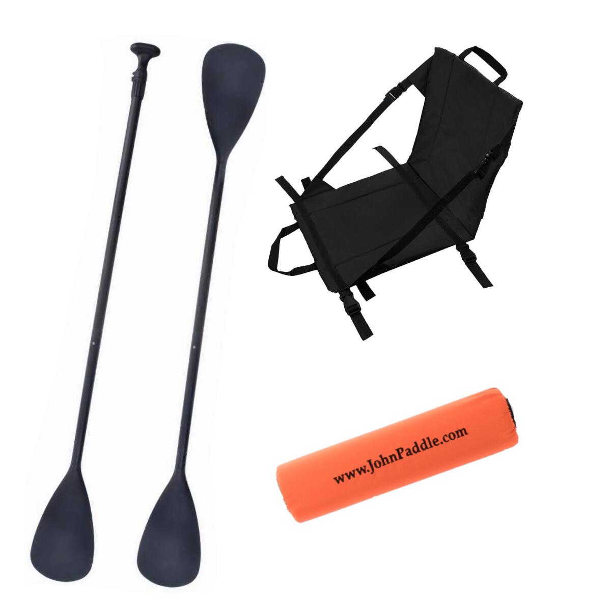 Zestaw Wios��o SUP/Kajak + Siedzisko Kajakowe John Paddle + odbijacz