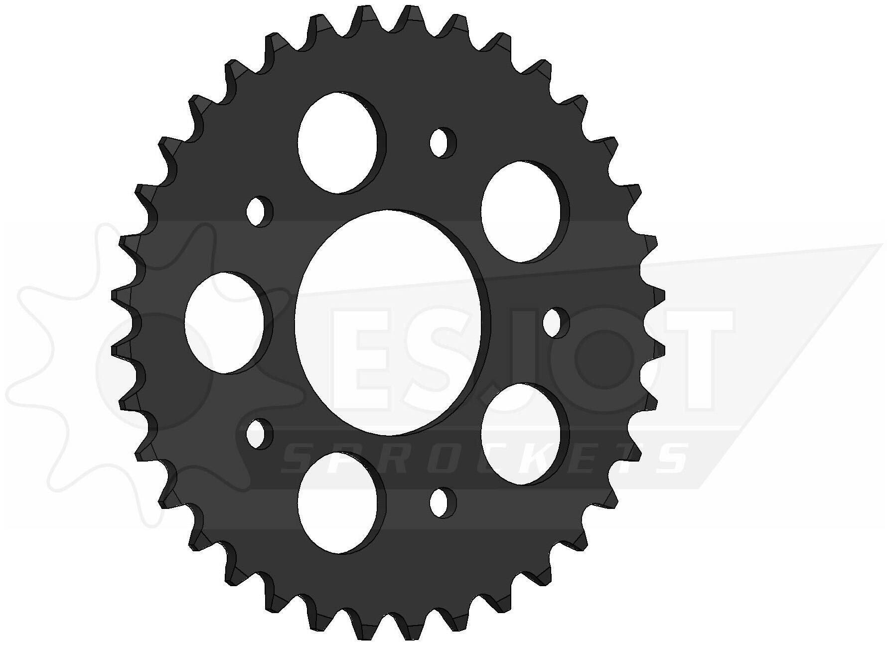 ESJOT zębatka tylna 0439 36Z 415 stal czarny