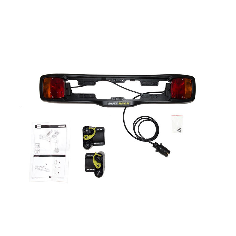 Zestaw oświetlenia i uchwyt tablicy rejestracyjnej Buzzrack Light Kit