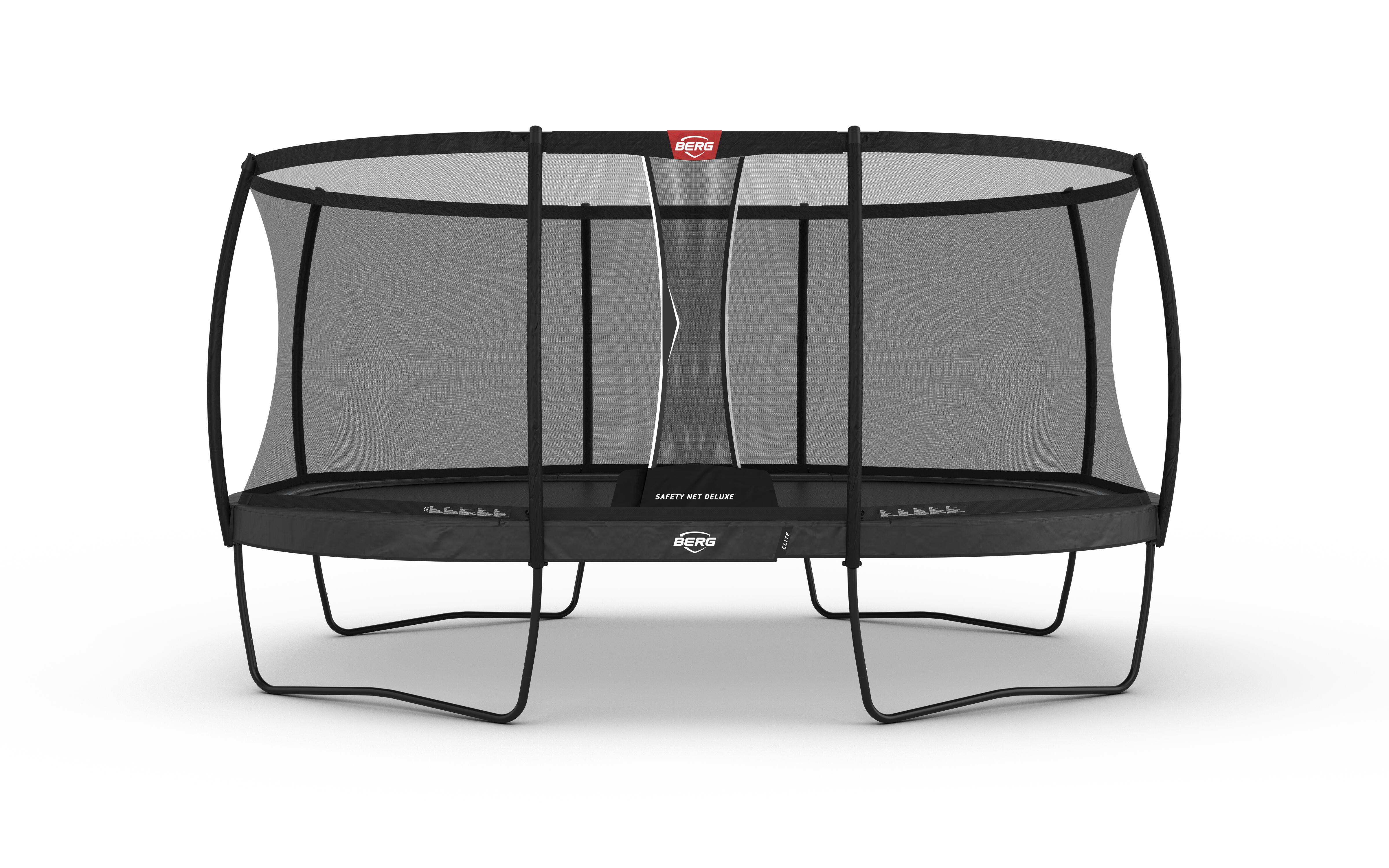 Trampolina Grand Elite Regular 520 + Siatka Bezp. Deluxe Szary